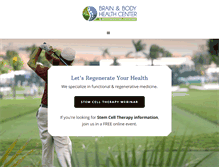 Tablet Screenshot of brainandbodyhealthcenter.com